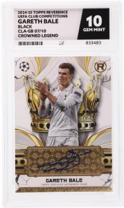 Gareth Bale Autograph /10 Reverence Tottenham Hotspur Topps for sale on Ebay