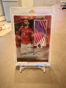 Bruno Fernandes 2026 Topps Merlin Match Ball Auto /5 Manchester United Man Utd for sale on Ebay