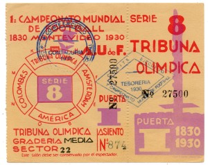 Ticket WC 1930 #8 FINAL Uruguay - Argentina (original / authentic) for sale on Ebay