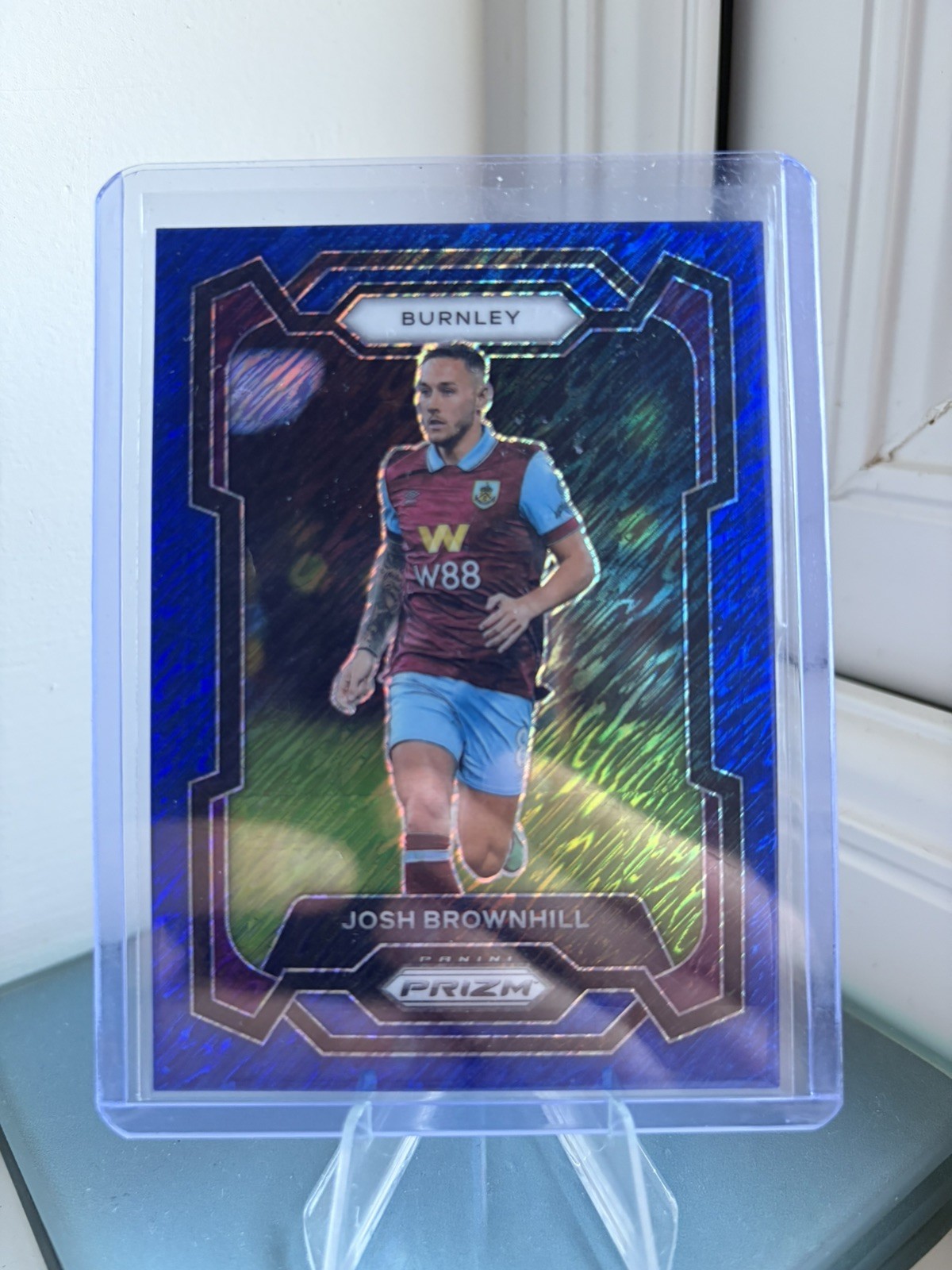 Josh Brownhill Panini Premier League Prizm 2023-24 Blue Shimmer /8 Burnley for sale on Ebay