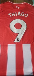 BRENTFORD - IGOR THIAGO SIGNED NAME & NUMBERED HOME SHIRT WITH PROOF  for sale on Ebay