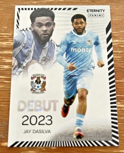 Jay Dasilva 1/1 Debut Card - 2025/26 Panini EFL Eternity Coventry City Rare for sale on Ebay