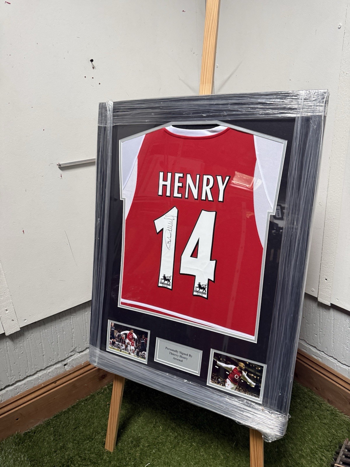 Framed Thierry Henry Hand Signed Arsenal Football Shirt With COA for sale on Ebay