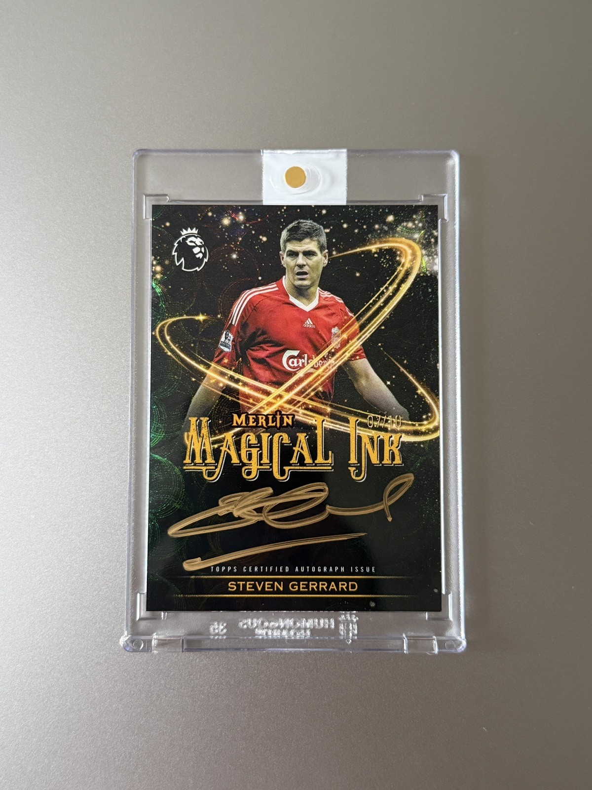 Topps Merlin 2026 Steven Gerrard Liverpool FC  Magical Ink  /10 On Card Auto for sale on Ebay