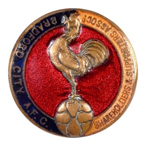 Vintage Bradford City Football Club Shareholders Supporters Club Enamel Badge for sale on Ebay