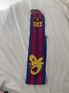 Olivia Rodrigo FC Barcelona Football Scarf with Tassels for sale on Ebay