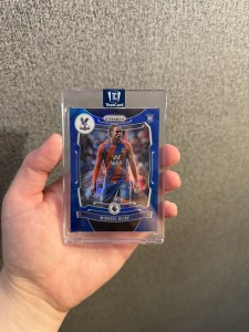 2021-22 Panini Prizm Premier League Michael Olise RC Blue /340 Crystal Palace for sale on Ebay