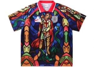 Palace X Nike X England Dri-Fit Football Jersey Bright Crimson Size L for sale on Ebay