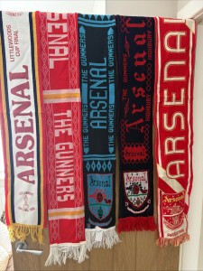 Vintage Arsenal Scarf Job Lot, Varying Decades, Mostly 90’s, Great Condition  for sale on Ebay