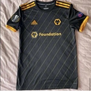 2019/20 Wolves Europa League Foundation Sponsor Shirt for sale on Ebay