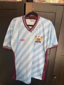 Original Burnley 1988-89 Away Shirt Men’s Large for sale on Ebay