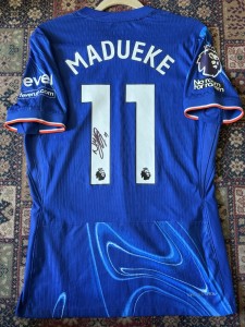 Chelsea FC 2024/25 Match Worn Vs Brighton Signed Player Issue Football PL Shirt for sale on Ebay