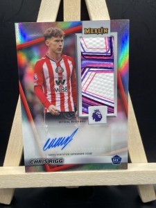 Topps Merlin Prem League 2026 Chris Rigg MatchBall Signature Sunderland Case Hit for sale on Ebay