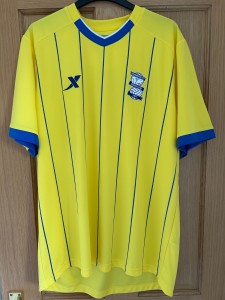 Rare Birmingham City 2011-12 Third Kit Xtep Europa League Yellow Retro Classic for sale on Ebay