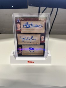 Topps Premier League Merlin 2026 - Aston Villa Triple Auto /10 for sale on Ebay