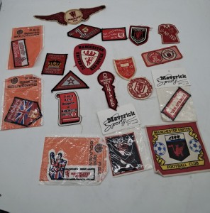 Manchester United Vintage Sew On Patch 1970s Cloth Badges Bundle x 19 for sale on Ebay
