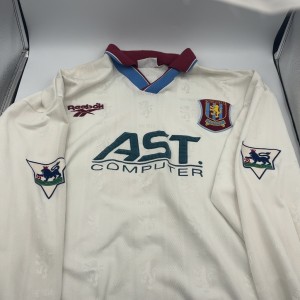 Aston Villa 96/97 Reebok Away Shirt YORKE 10 Long Sleeve XL for sale on Ebay