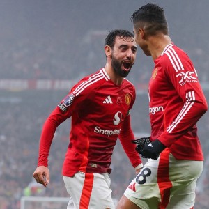 Match Worn/ Issued Manchester United Poppy Shirt Bruno Fernandes Signed 2024 for sale on Ebay