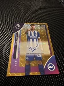 Topps Evan Ferguson Premier League 2025-26 Brighton Autograph Card 1/1 for sale on Ebay