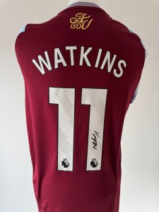 Signed OLLIE WATKINS Shirt-Aston Villa-PROOF/COA- England Brentford for sale on Ebay