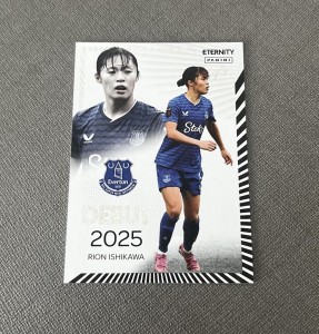 Panini Barclays WSL Eternity Rion Ishikawa Everton Debut 1/1 Card for sale on Ebay