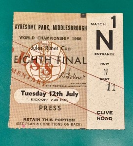 WORLD CUP 1966 - 127 AYRESOME PARK , MIDDLESBROUGH : URSS vs NORTH COREA for sale on Ebay