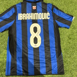 ZLATAN IBRAHIMOVIC INTER MILAN 2007-2008  JERSEYBECKETT witnessed for sale on Ebay