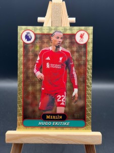 Hugo Ekitike 1/1 Superfractor Liverpool FC 2026 Topps Merlin Premier League for sale on Ebay