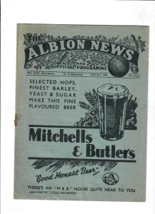 West Bromwich Albion v Huddersfield Town - 23/04/1938 for sale on Ebay