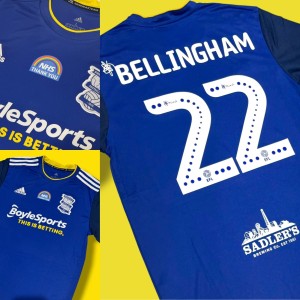 Birmingham City | BELLINGHAM 22 | EFL Championship 2019/20 Home Shirt RARE! for sale on Ebay