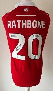 Signed OLIVER RATHBONE Shirt -Wrexham AFC-PROOF/COA-24/25 Championship Promotion for sale on Ebay