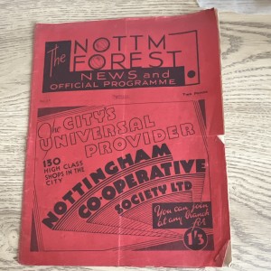 Nottingham Forest Official Programme v Tottenham 1935-36 for sale on Ebay