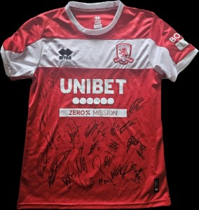 Middlesbrough Fc Squad Signed 24/25 Home Shirt With COA & PHOTO PROOF for sale on Ebay