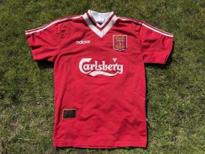 Liverpool 1995 Preseason Adidas Match Shirt Steve Harkness No3. for sale on Ebay
