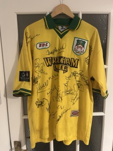 Wrexham Fc Third Shirt Signed 1997/1998 for sale on Ebay