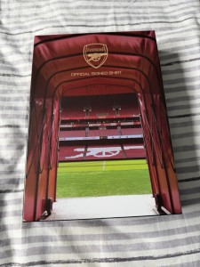 Arsenal Signed Football Shirt Presentation Box & Certificate of Authenticity for sale on Ebay