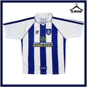 West Bromwich Albion Football Shirt Patrick Medium Home WBA Kit 1998 1999 JJ39 for sale on Ebay