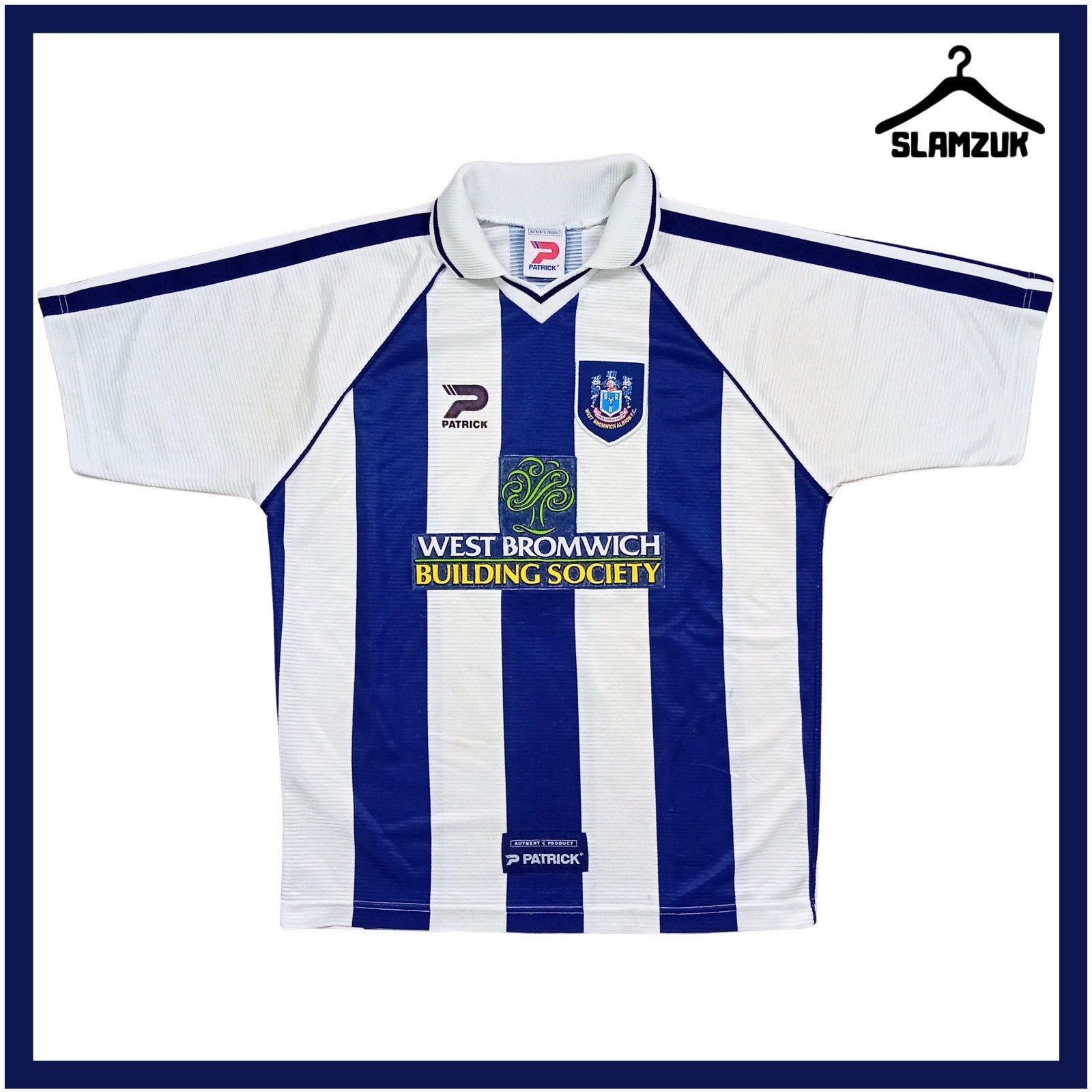 West Bromwich Albion Football Shirt Patrick Medium Home WBA Kit 1998 1999 JJ39 for sale on Ebay