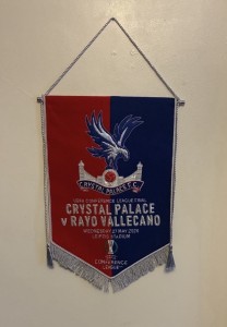 Crystal Palace v Rayo Vallecano UEFA UEFA Conference League Final 2026 Pennant. for sale on Ebay