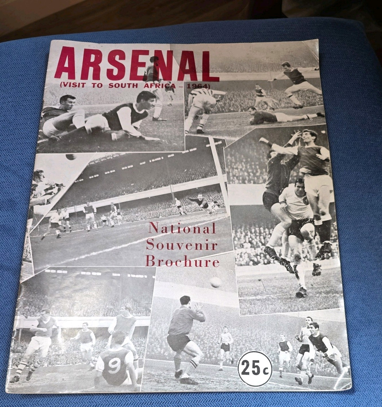 ARSENAL SOUTH  AFRICA TOUR BROCHURE 1964 TRANSVAAL OFS XI  for sale on Ebay