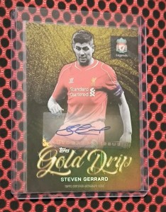 2022/23 Topps Liverpool Steven Gerrard Auto 1/1 for sale on Ebay