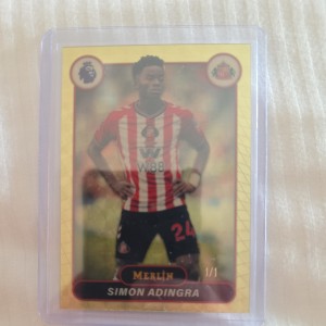 Simon Adingra Superfractor 1/1 Topps Merlin   Sunderland for sale on Ebay