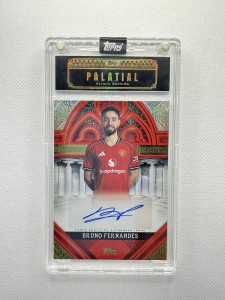 Bruno Fernandes auto 5/5 Topps Palatial Manchester United World Cup Portugal  for sale on Ebay