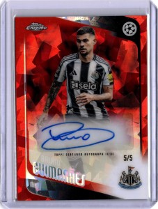 Bruno Guimaraes /5 - Auto - Newcastle - 2025-26 Topps Sapphire UCC for sale on Ebay