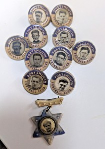VINTAGE 1950s PORTSMOUTH FOOTBALL CLUB PLAYER PIN BADGES COLLECTION for sale on Ebay
