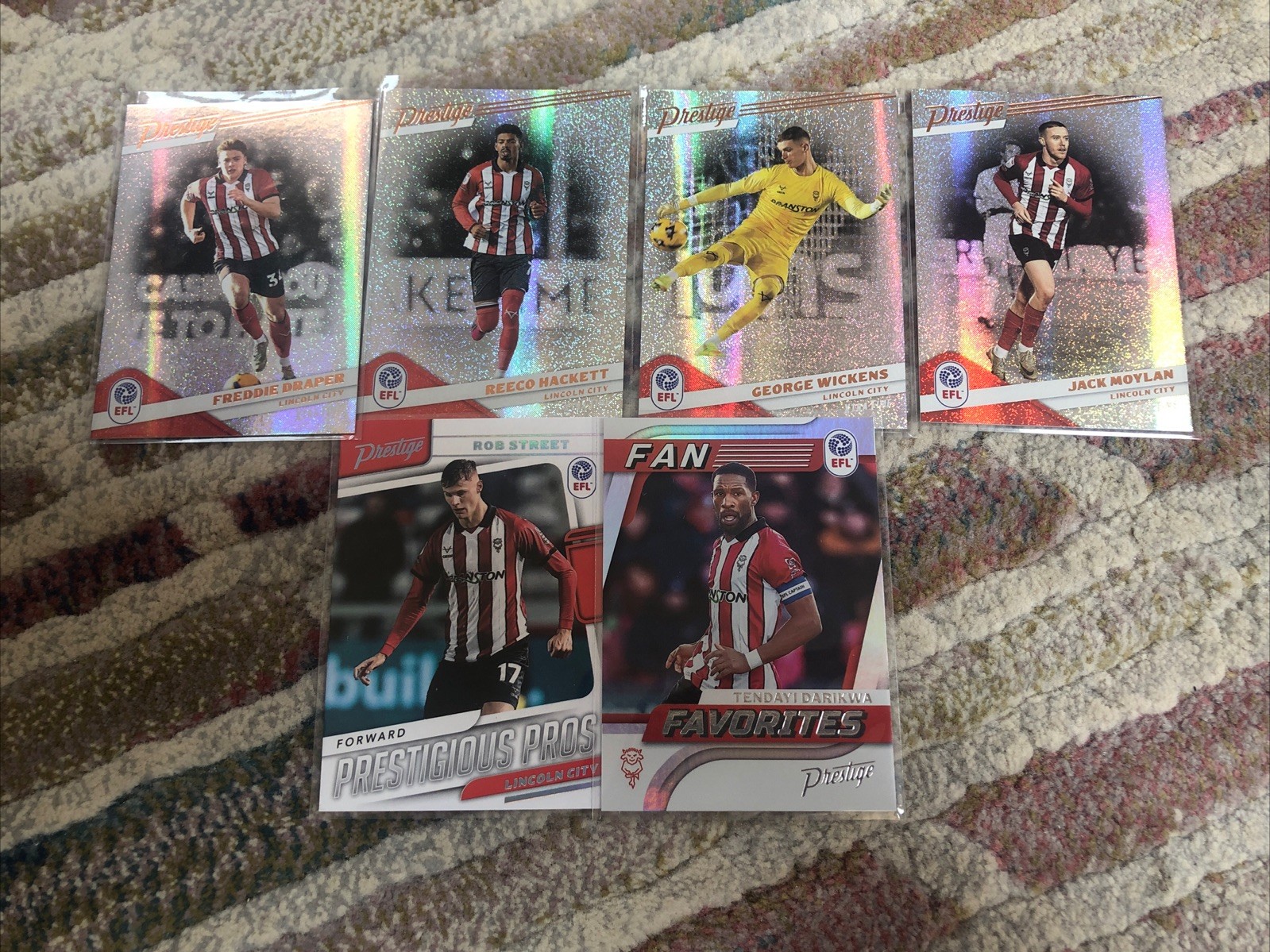 EFL Prestige - Lincoln City Full Galaxy Parallel / Insert Bundle for sale on Ebay