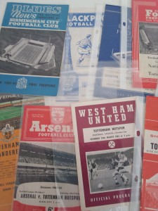 Tottenham aways 1962/3  x 17 includes very rare postponed game at Ipswich Dec. for sale on Ebay