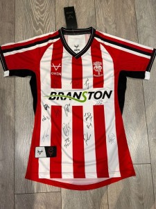 Lincoln City Signed Shirt 2023 2024 for sale on Ebay