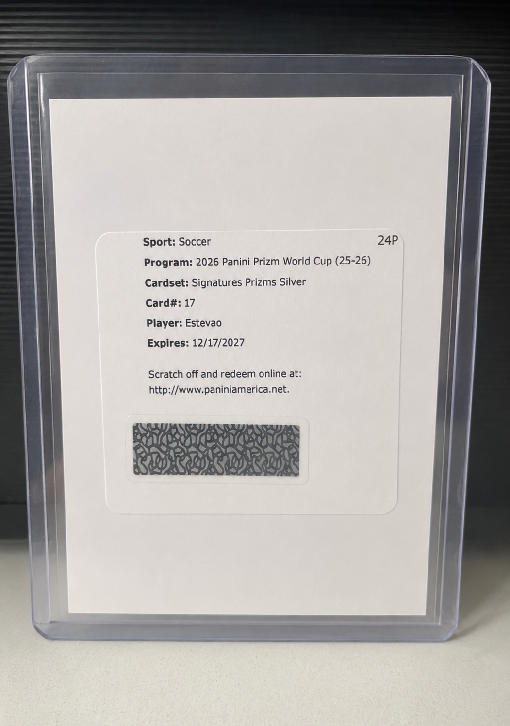 2026 Panini Prizm FIFA World Cup Estevao /199 Auto Brazil Chelsea for sale on Ebay