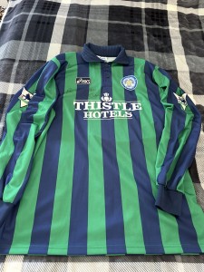 Match Worn Leeds United Shirt mark tinkler signed  ASICS Football Shirt 1995 . for sale on Ebay